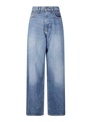 7 FOR ALL MANKIND: Bootcut - Bootcut Jeans - Dunkles Jeansblau