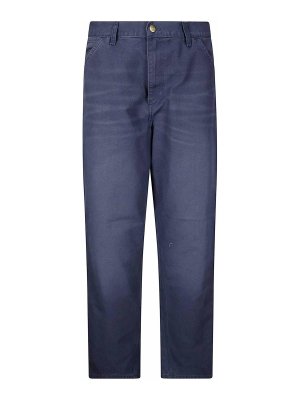 CARHARTT: pantaloni casual - Tela a pantalone a ginocchio singolo