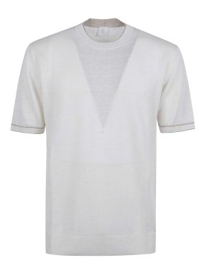 【関税・送料込み】LARDINI Men Tops WHITE Lardini Sapiree shirt - None - Men | ESQUINTOESC1900P105A