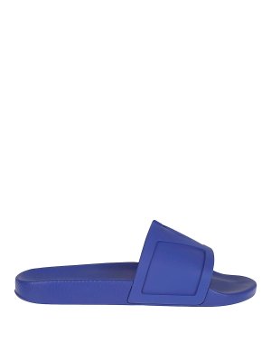 サンダル VALENTINO FW25 POOL SLIDE COOLSIDE (7Y2S0J93MYC 0NO) Coolside Rubber Slide Sandal for Man in Black | Valentino US