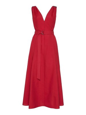 Alexander Mcqueen Heart midi dress in red - Red