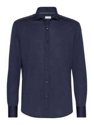 BRUNELLO CUCINELLI: shirts - Shirt With Spread Collar
