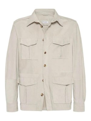 BRUNELLO CUCINELLI: Chaquetas casual - Chaqueta Casual - Beis