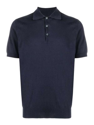 BRUNELLO CUCINELLI: Polos  - Polo - Bleu