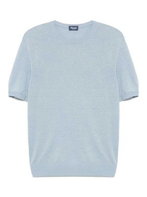 Zanone T-Shirt - Blue - Men | 815194ZG380Z0542 | thebs.com