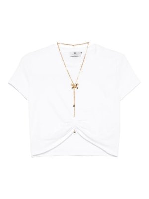 ELISABETTA FRANCHI: Tシャツ - Tシャツ - 白