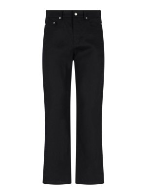 RICK OWENS: casual trousers - Straight pants in linen