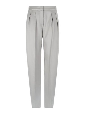 GIORGIO ARMANI: casual trousers - Silk straight pants