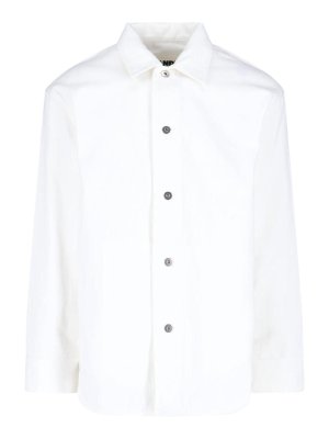 JIL SANDER: denim jacket - Denim shirt jacket