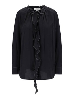 VICTORIA BECKHAM: shirts - Shirt with ruches
