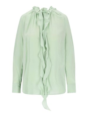 VICTORIA BECKHAM: shirts - Shirt with ruches