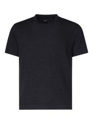 Tシャツ・カットソー BARROW Men T-shirt Black F4BWUATH073 110 Cotton T.shirt BARROW - Nugnes1920