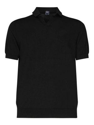 FEDELI: polo shirts - Open Neck Polo
