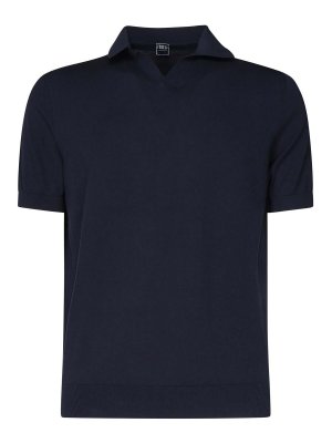 【関税込み】BRIONI KNITTED T-SHIRT Brioni - Slim-Fit Herringbone-Knit Cotton T-Shirt - Gray Brioni