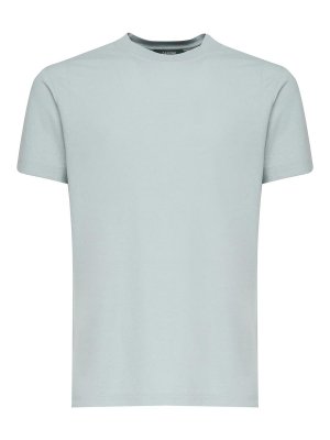 Dsquared2 Light blue cotton T-shirt - Men | S74GD1126S24321534