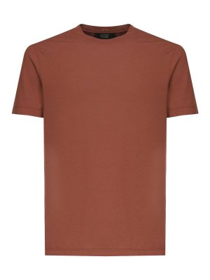 Tシャツ・カットソー ZANONE Men T Shirts 815194ZG380Z1936 Beige Zanone T-Shirt - Beige - Men | 815194ZG380Z1904 | thebs.com