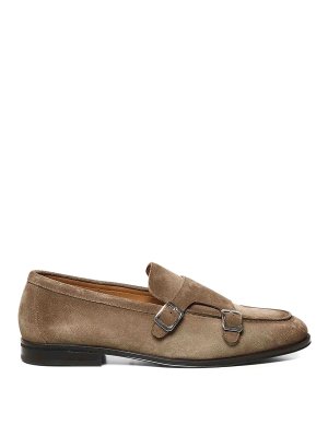 Doucal's: Loafers & Slippers - Double Buckle Leather Moccasin