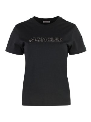 Tシャツ・カットソー MONCLER Women Polo Shirts 093 8C000 22 89A1K999 Black Tops for Women - T-Shirts, Blouses & Polos | Moncler US