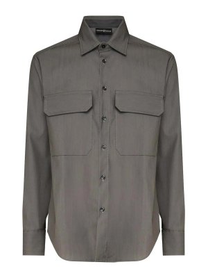 GIULIANO GALIANO: Camisas - Camisa - Gris