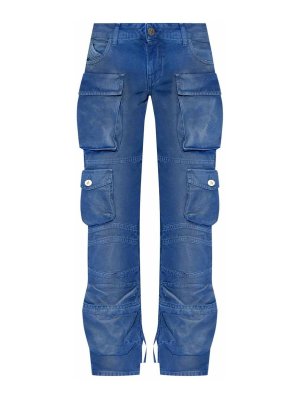 The Attico: Pantalones casual - Pantalón Casual - Azul