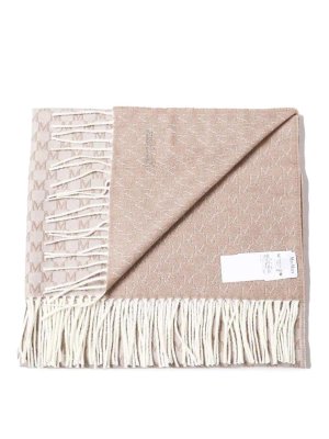 Max Mara: Stolen und Schals - Stola - Hellbeige