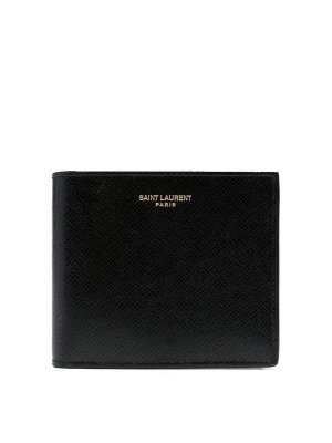 SAINT LAURENT: wallets & purses - Black wallet