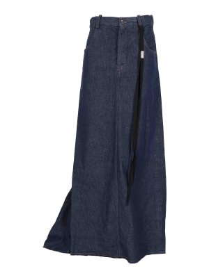 ANN DEMEULEMEESTER: Knee length skirts & Midi - Goele 5 Pockets Comfort Skirt