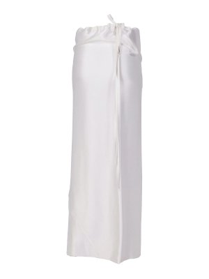 スカート LIU JO SATIN EFFECT SKIRT Liu Jo Pink Satin Effect Skirt - Nude & Neutrals
