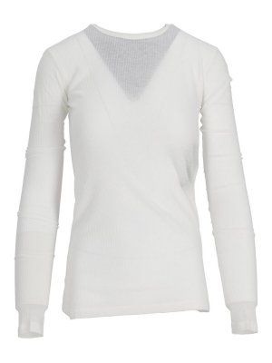 ANN DEMEULEMEESTER: Tシャツ - Tシャツ - ベージュ