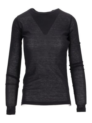 ANN DEMEULEMEESTER: Camisetas - Camiseta - Negro