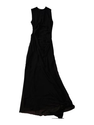 ANN DEMEULEMEESTER: Vestidos media pierna - Vestido Midi - Negro