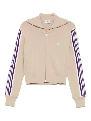 AUTRY: Sweatshirts & Sweaters - Knitted Zip-Up Sweatshirt