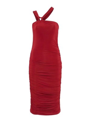 ISABEL MARANT: ニーレングスドレス - 膝丈ドレス - ブラウン