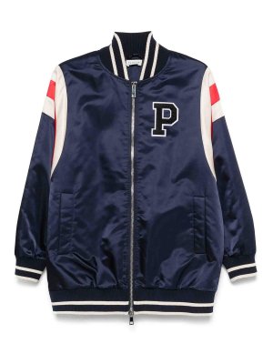 P.A.R.O.S.H.: ボンバージャケット - ボンバージャケット - ブルー