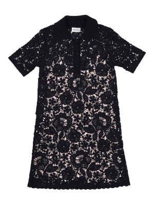 P.A.R.O.S.H.: short dresses - Copper Cotton Mini Dress