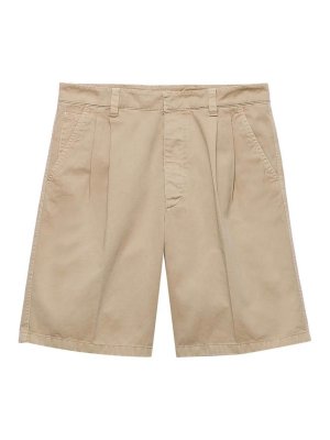 PRADA: Trousers Shorts - Cotton Bermuda Shorts
