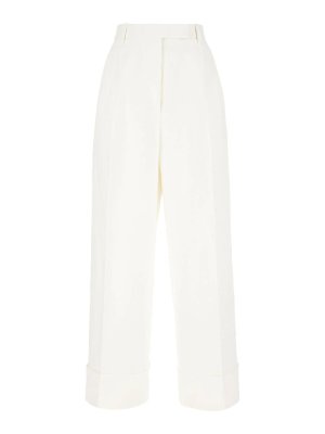 THOM BROWNE: casual trousers - High-Waisted Trousers