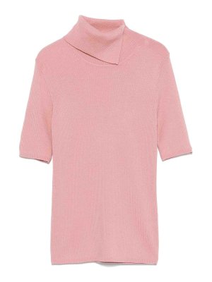 Tシャツ・カットソー UMA WANG Women Tops UP1032 UW200TAN Pink T-shirt Alexander Wang Essential Shrunken Tee 4CC3221358-658