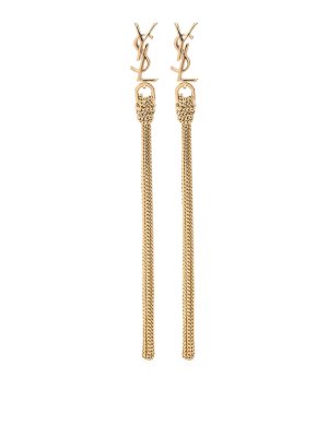 SAINT LAURENT: Earrings - Cassandre Tassel Earrings