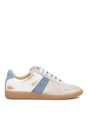Maison Margiela: sneakers - Sneakers in pelle