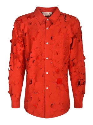 Marni: Camisas - Camisa - Negro