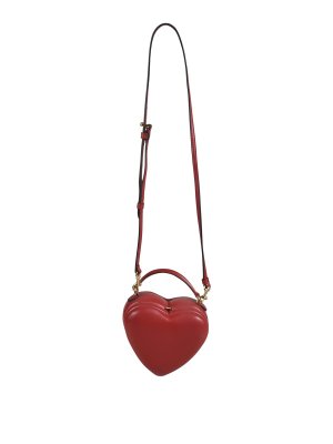 バックパック・リュック La Milanesa LOV-G Bucket Bags & Backpacks love bag in straw LaMilanesa Love Bucket Bag In Straw Color Red | italist