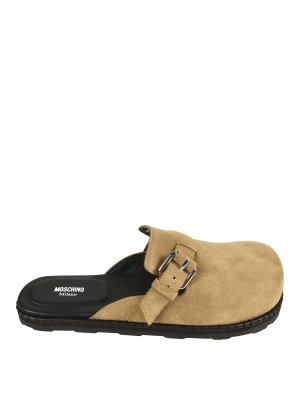 MOSCHINO: Zapatos chinelas - Chinelas - Blanco