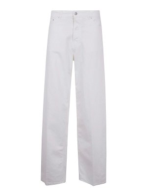 デニム・ジーパン ETRO Baggy chevron jeans White WRNB0005AC169 ETRO White denim baggy jeans | TheDoubleF