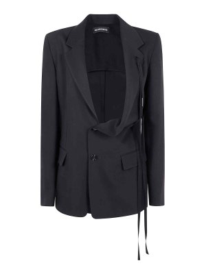 ANN DEMEULEMEESTER: Vestes casuals - Veste Casual - Noir