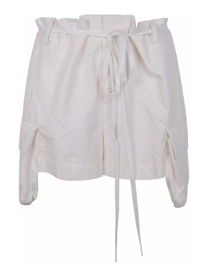 【送料&関税込】SportMax Etna White Cotton Pants Sportmax Etna Stretch Cotton Trouser - White | 2412131052600000