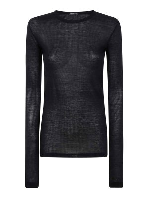 ANN DEMEULEMEESTER: Camisetas - Camiseta - Negro