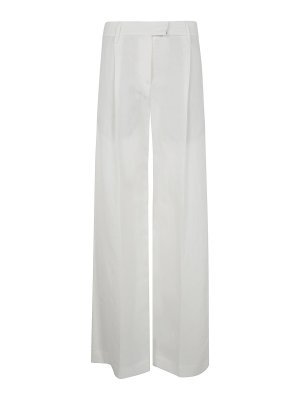 BRUNELLO CUCINELLI: カジュアルトラウザー - カジュアルパンツ - 白