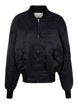 ブルゾン Courreges SS25 Scuba bomber jacket (125CBL265PL0177 9999) SCUBA SATIN BOMBER JACKET - courrèges