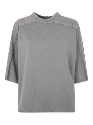 Tシャツ・カットソー THOM BROWNE Women Tops FJS075A00042055 Grey Thom Browne Light grey cotton t-shirt - Grey | FJS075A00042055